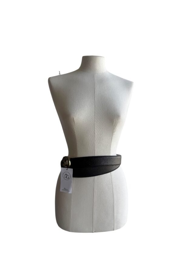 GUCCI -  INTERLOCKING MONOGRAM BELT - Image 5